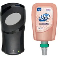 Touch-free Wall Mount Hand Soap Dispensers - Dial Fit