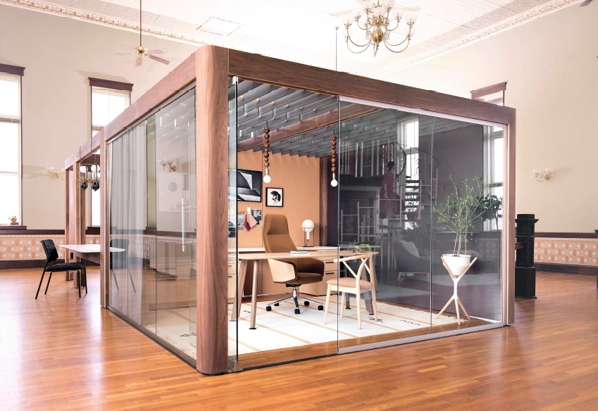 Innovative Workspace - OFS - Walls - Obeya - Glass Walls - Rotate