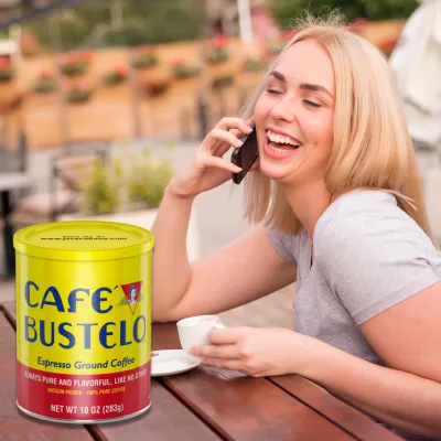 Café Bustelo comes in K-Cups, Fresh Packs, and Asst. Sized Cans