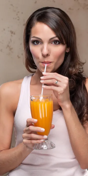 Elevate Your Office Refreshments - Lady With OJ