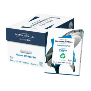 Hammermill Great White Recycled Copy Paper - White