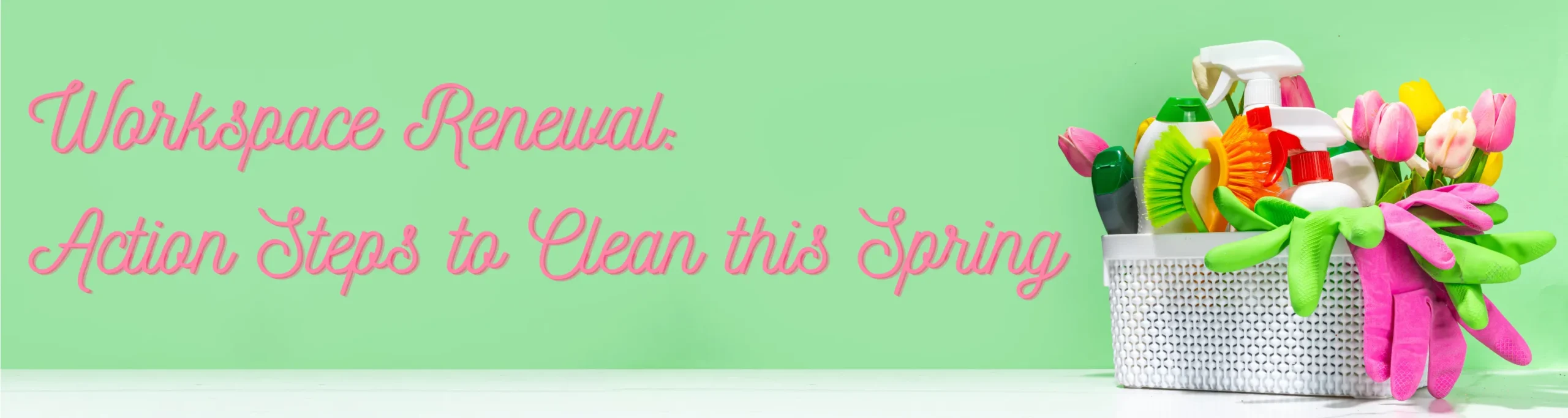 Workspace Renewal Action Steps to Clean this Spring Blog Banner