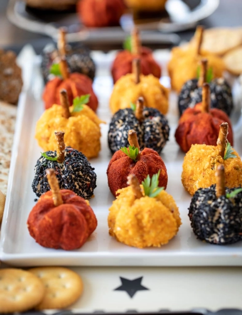 Mini Pumpkin Cheese Balls image